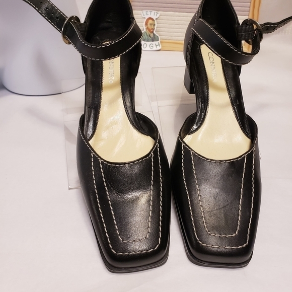 Connie Whisper Blocky Heels Vintage 8M - Picture 3 of 13
